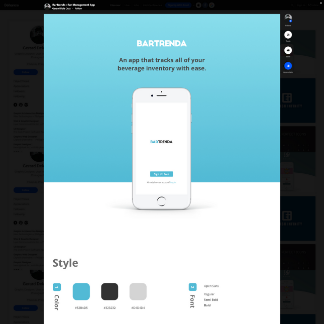 Gerard D.C. – Mobile App Design